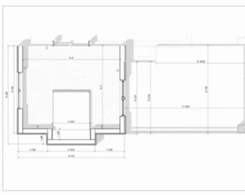 Floor plan — Residential addition.